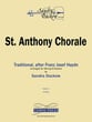 Saint Anthony Chorale Orchestra sheet music cover